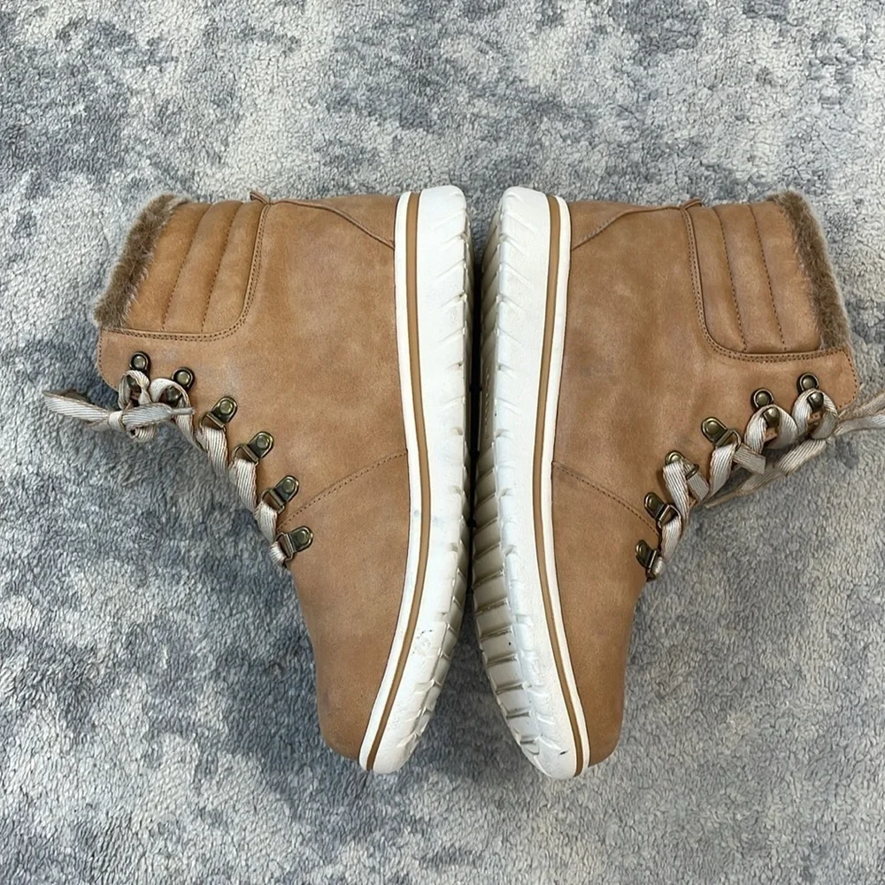 Cliffs by White Mountain Hallett Ankle Boot Bootie Hiking Winter Tan Sz 11W